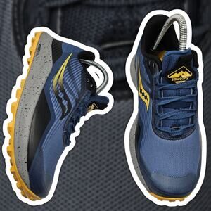 Saucony Peregrine 12 Basin Gold Womens 7.5 Trail Running Shoes Sneakers Training